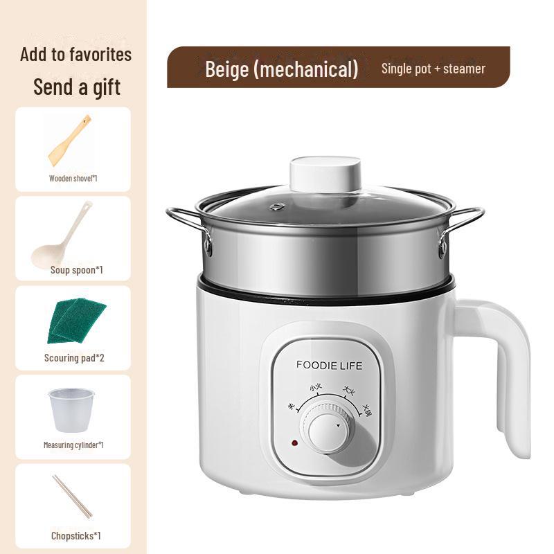 CrossCart Multifunctionele Mini Elektrische Koker: Rijst, Frituren & Reserveren, VK/EU Standaard 220V British Standard