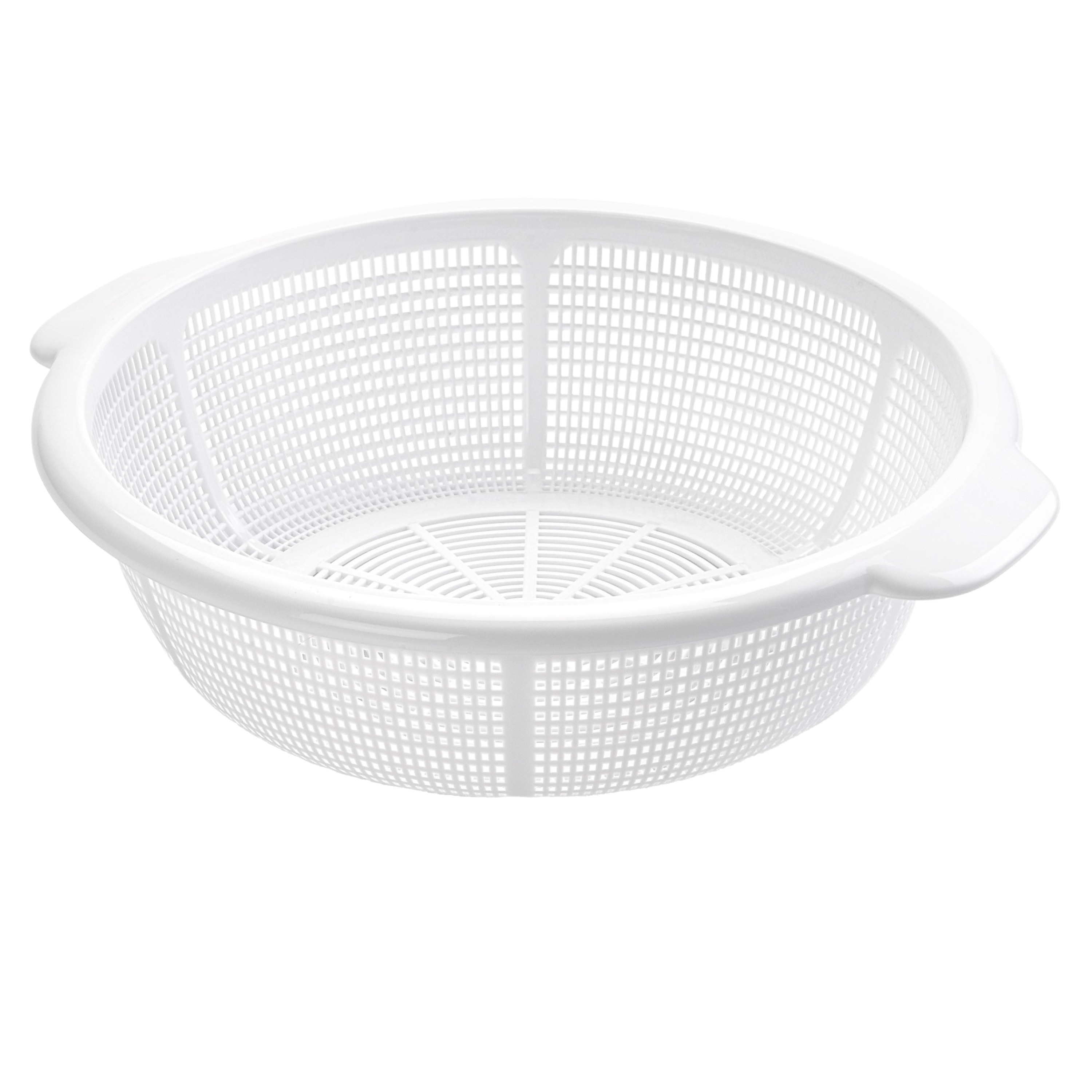 PlasticForte Keuken afgieten vergiet - wit - 31 x 10 cm - kunststof -
