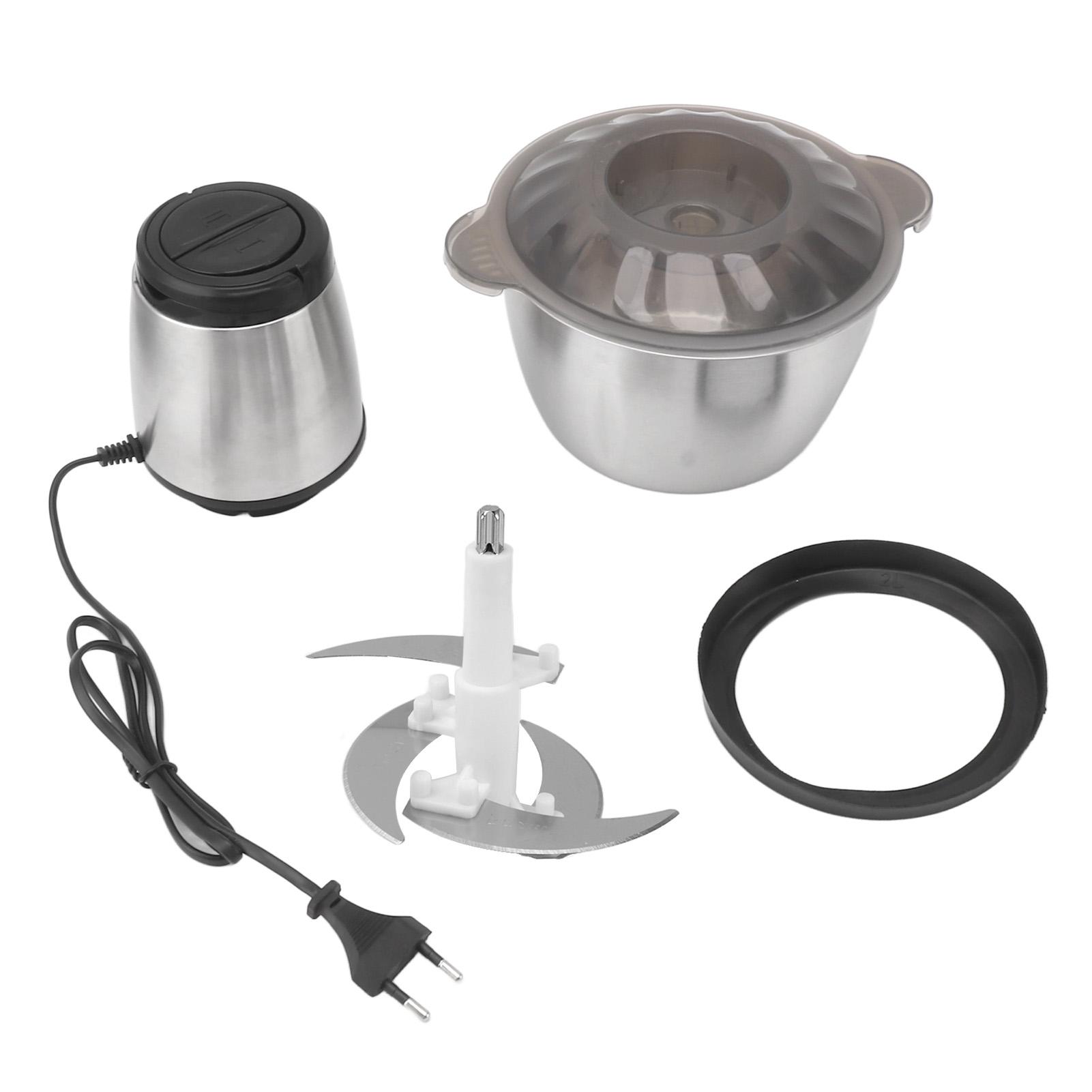 GoolRC RVS 2L Elektrische Vleesmolen 8000RPM 200W Multifunctionele Mini Elektrische Voedselhakker L