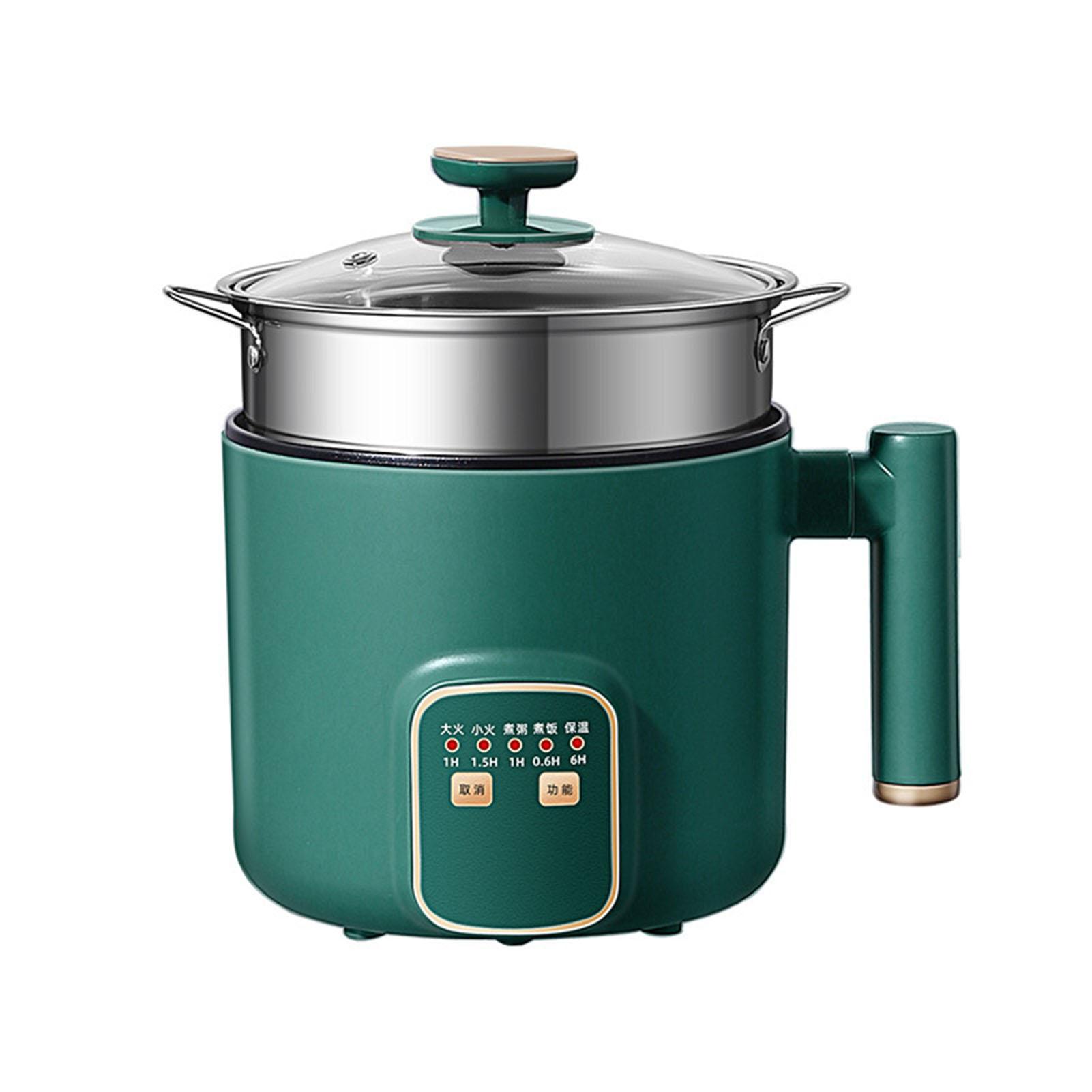 TOMTOP JMS Elektrische Hot Pot 1.8L Mini Multifunctionele Elektrische Noodle Koker met Handvat voor Thuis Slaapzaal Kantoor L