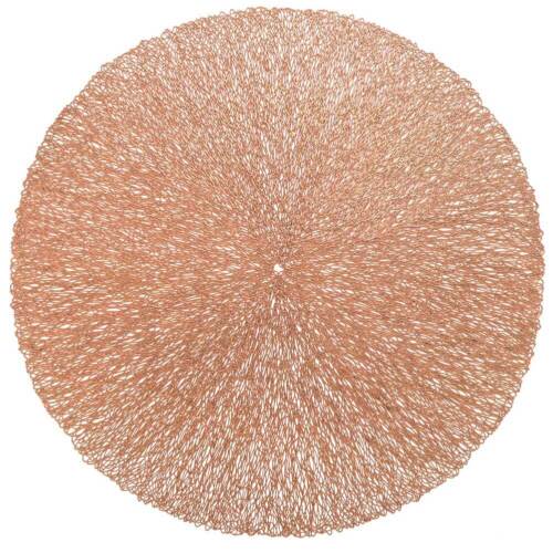 Unique living Placemat ciara d38 cm koper  - 