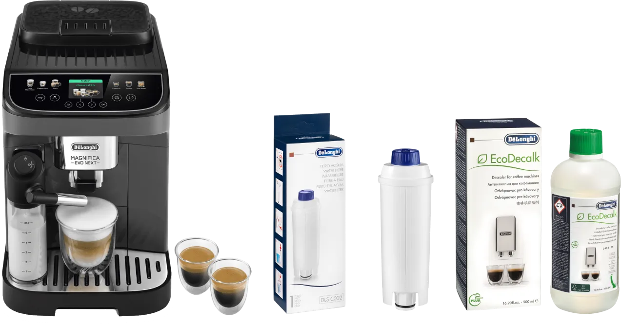 Delonghi De'Longhi Magnifica EVO Next + Onderhoudspakket