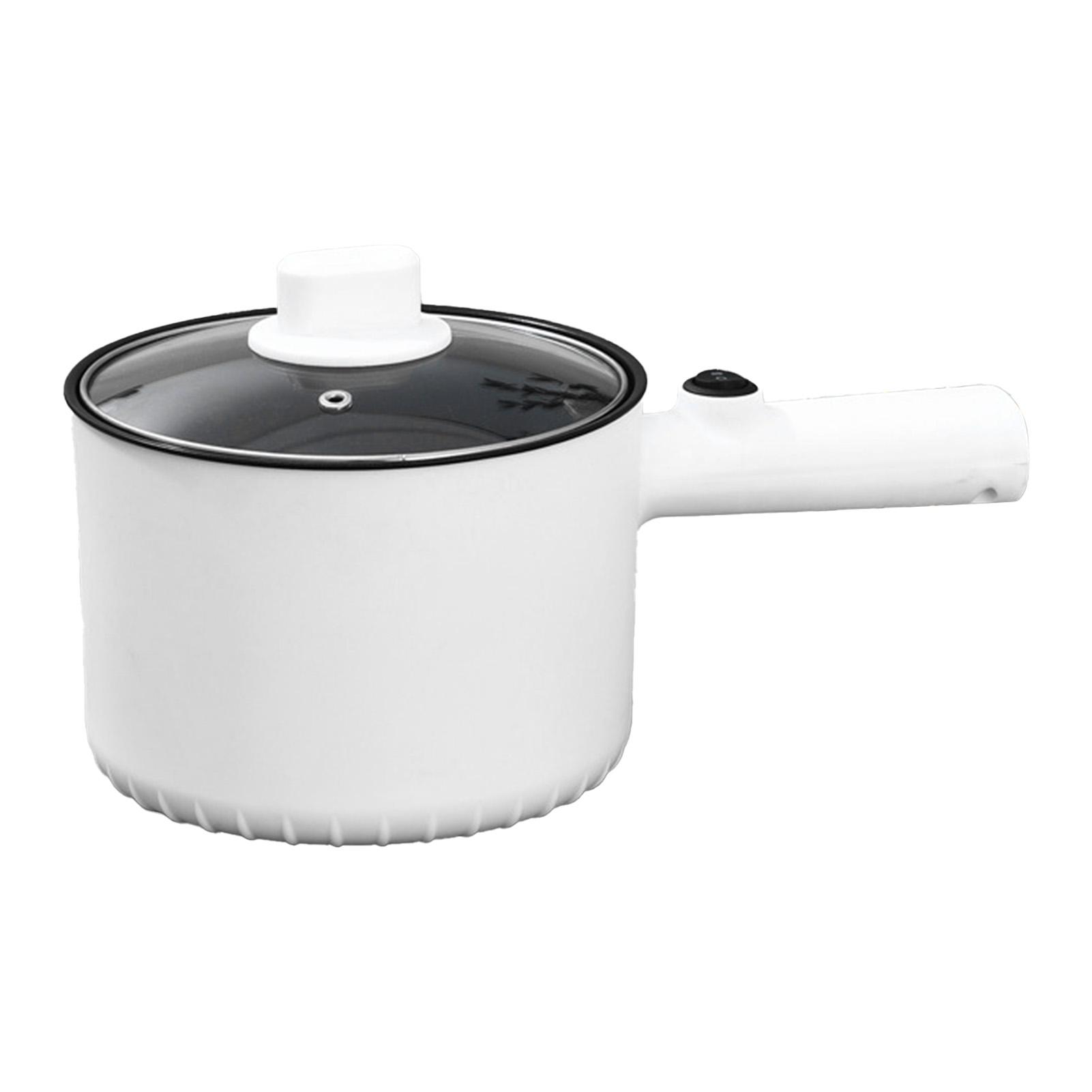 OutsideWorld 1.5L Elektrische Kookpot Anti-aanbaklaag 2 Temperatuurstanden Multifunctionele Mini Elektrische Hotpot voor