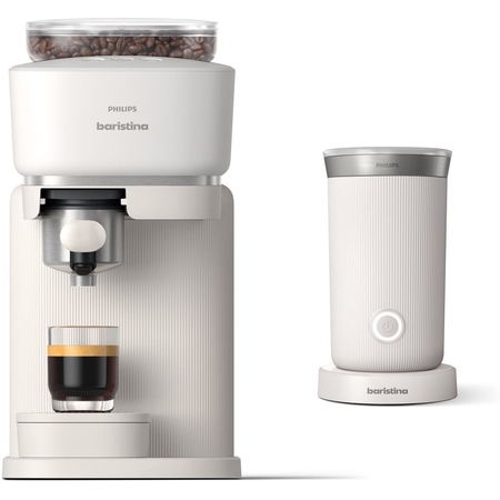 Philips BAR303/00 Baristina Espresso Koffiemachine met Baristina Melkopschuimer Bundel