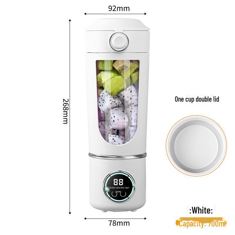 AI Supermarket Draadloze Draagbare Oplaadbare Rietjespers Plastic Multifunctionele Huishoudelijke Mengbeker