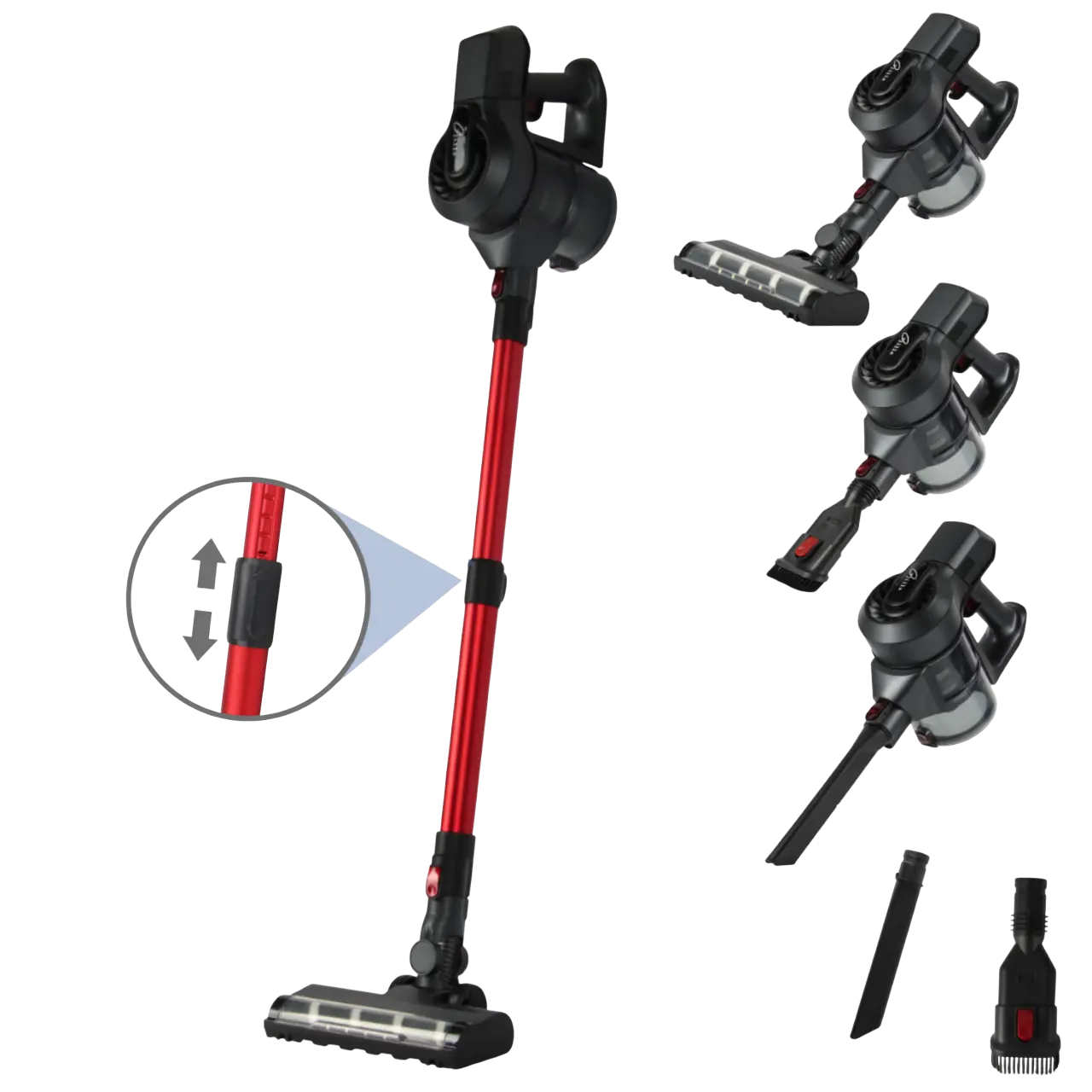 Tjilla S100 Steelstofzuiger in hoogte verstelbaar