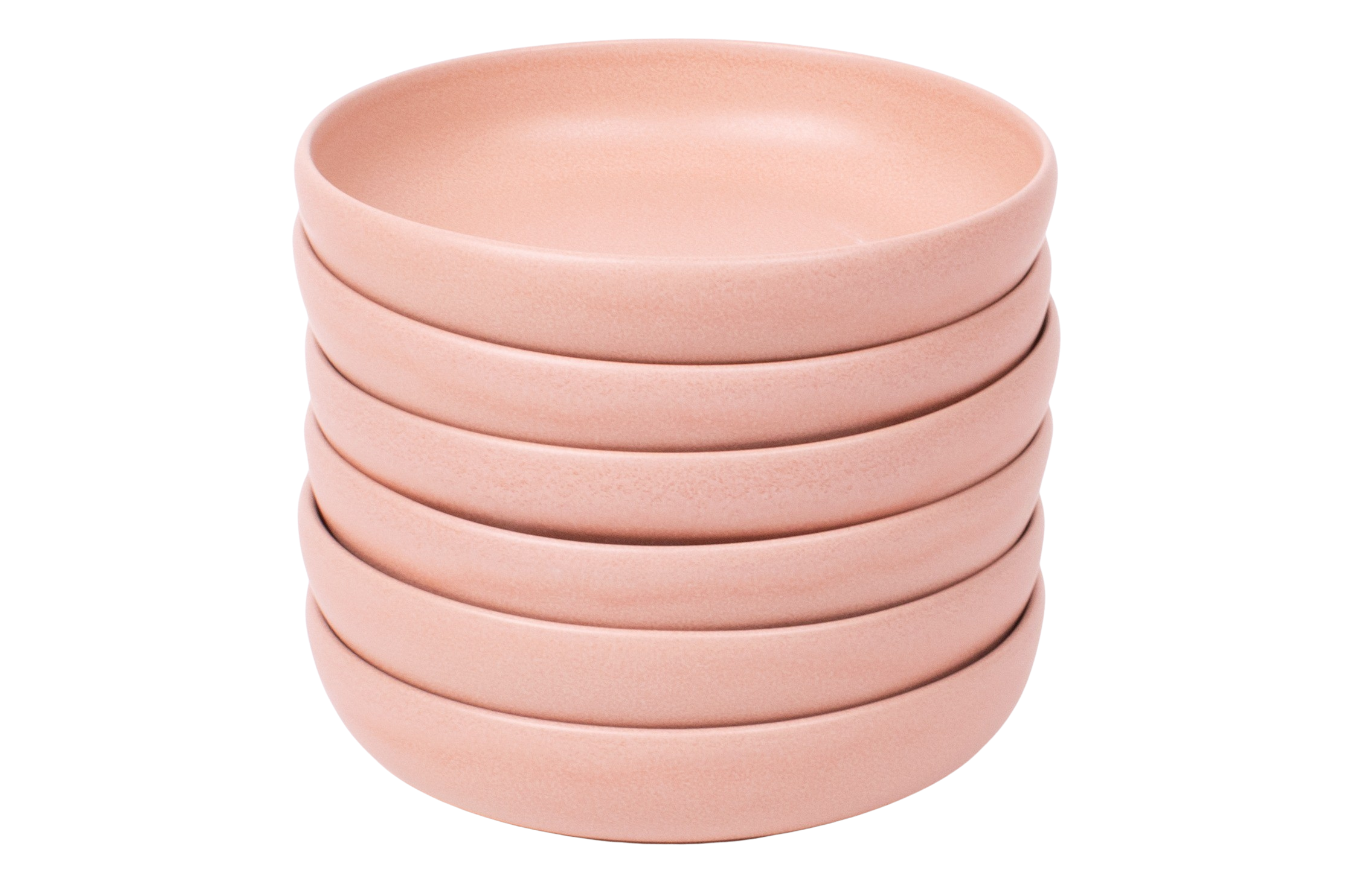 Kade 171 Set van 6 diepe borden - 18 cm - Madeira - roze - Portugees stoneware