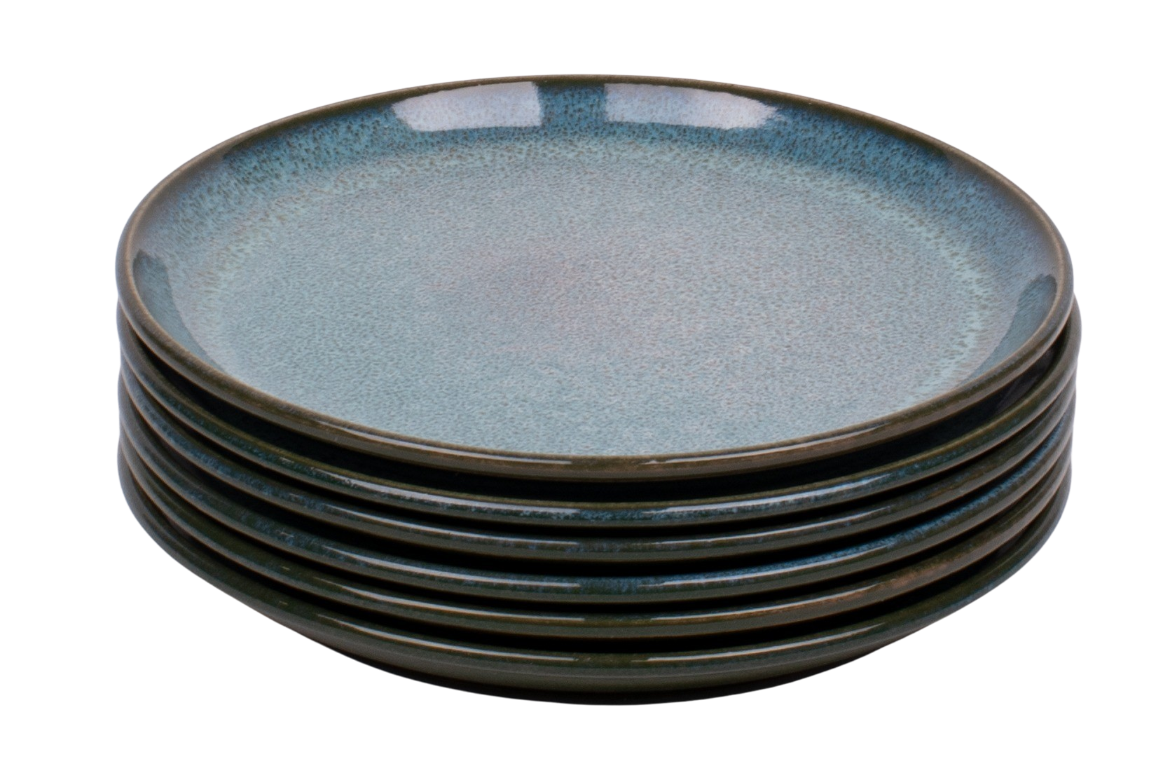 Kade 171 Set van 6 gebaksbordjes - 16 cm - Evora - groen - Portugees stoneware