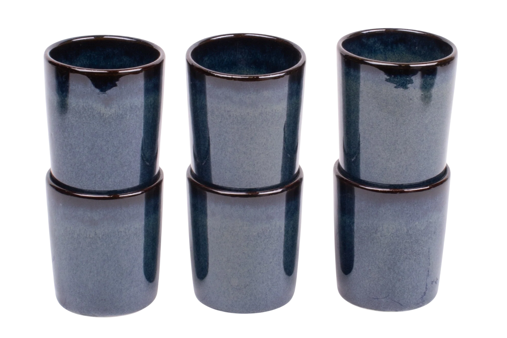 Kade 171 Koffiekopjes set van 6 - 150 ml - 6 persoons - Faro - blauw - Portugees stoneware