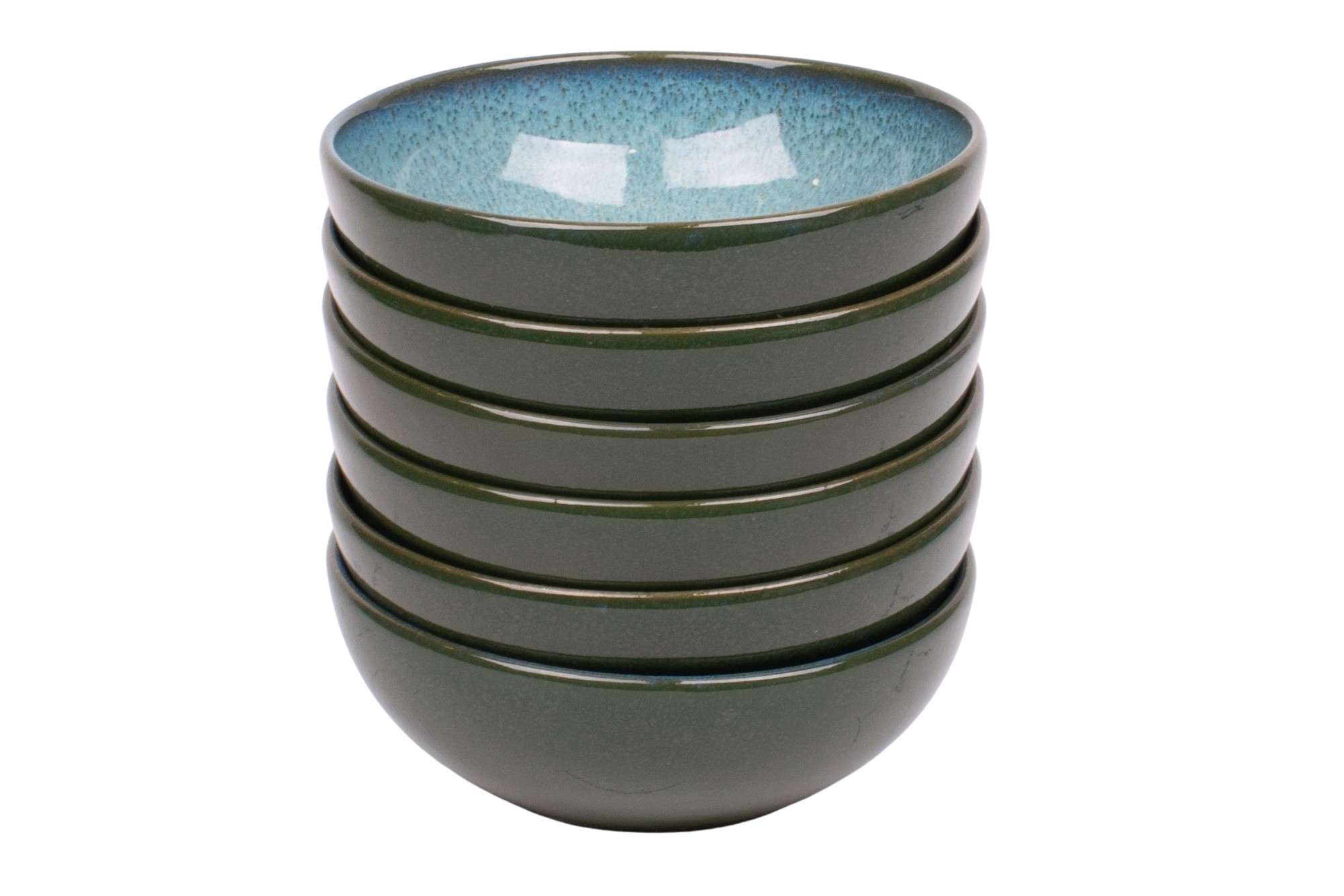 Kade 171 Set van 6 schaaltjes - 15,5 cm - Evora - groen - Portugees stoneware