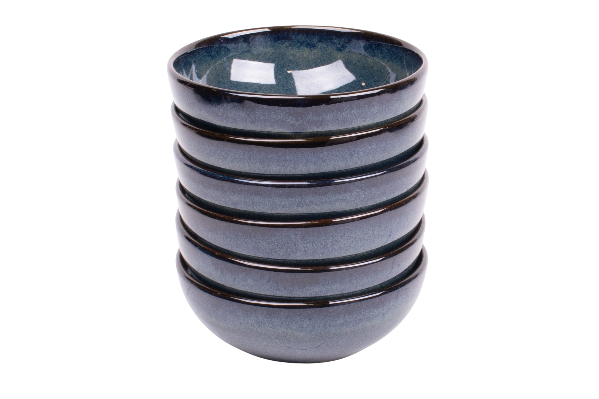 Kade 171 Set van 6 schaaltjes - 15,5 cm - Faro - blauw - Portugees stoneware