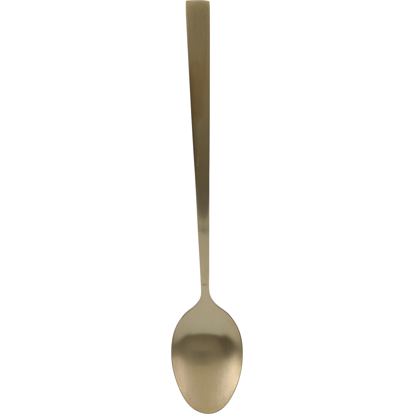 Excellent Houseware Dessertlepels - 4x - goud - RVS - 18 cm -