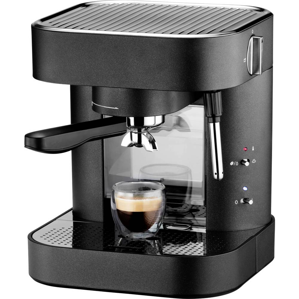Trisa Espresso Perfetto Espressomachine Zwart, RVS 1275 W