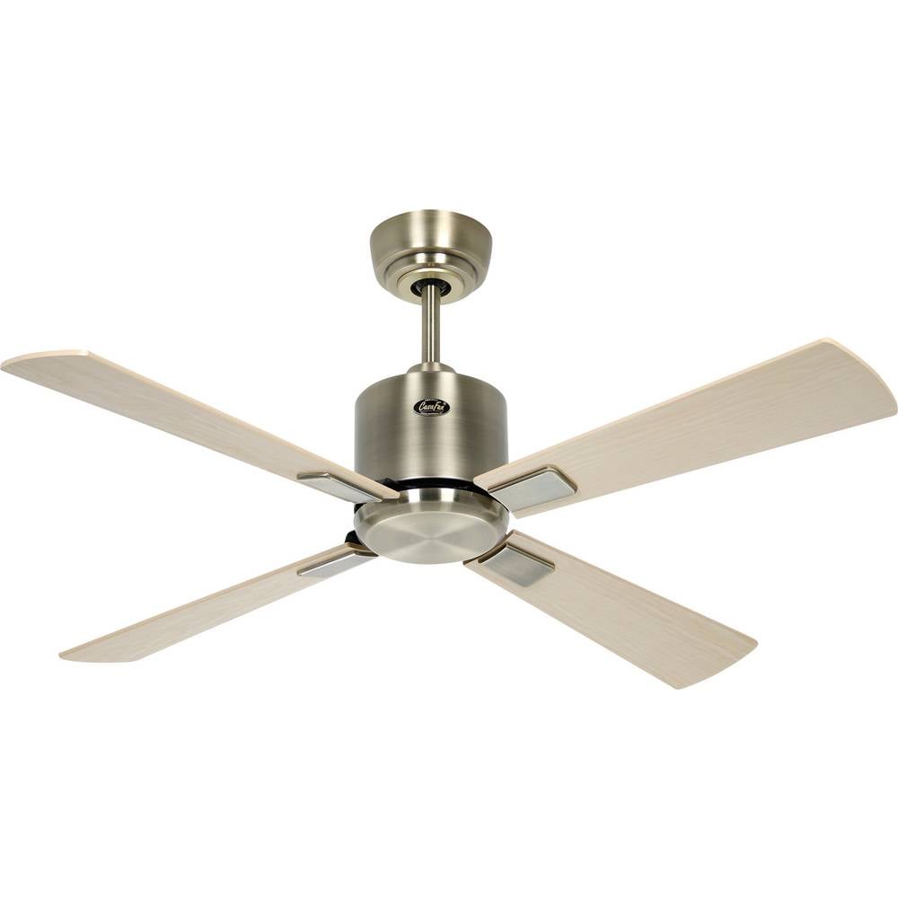 CasaFan ECO NEO III 103 MA-AH/BU WiFi Flügel Ahorn/Buche Plafondventilator 16 W (Ø x h) 103 cm x 360 mm Antiek-messing Met afstandsbediening, Timer, Met