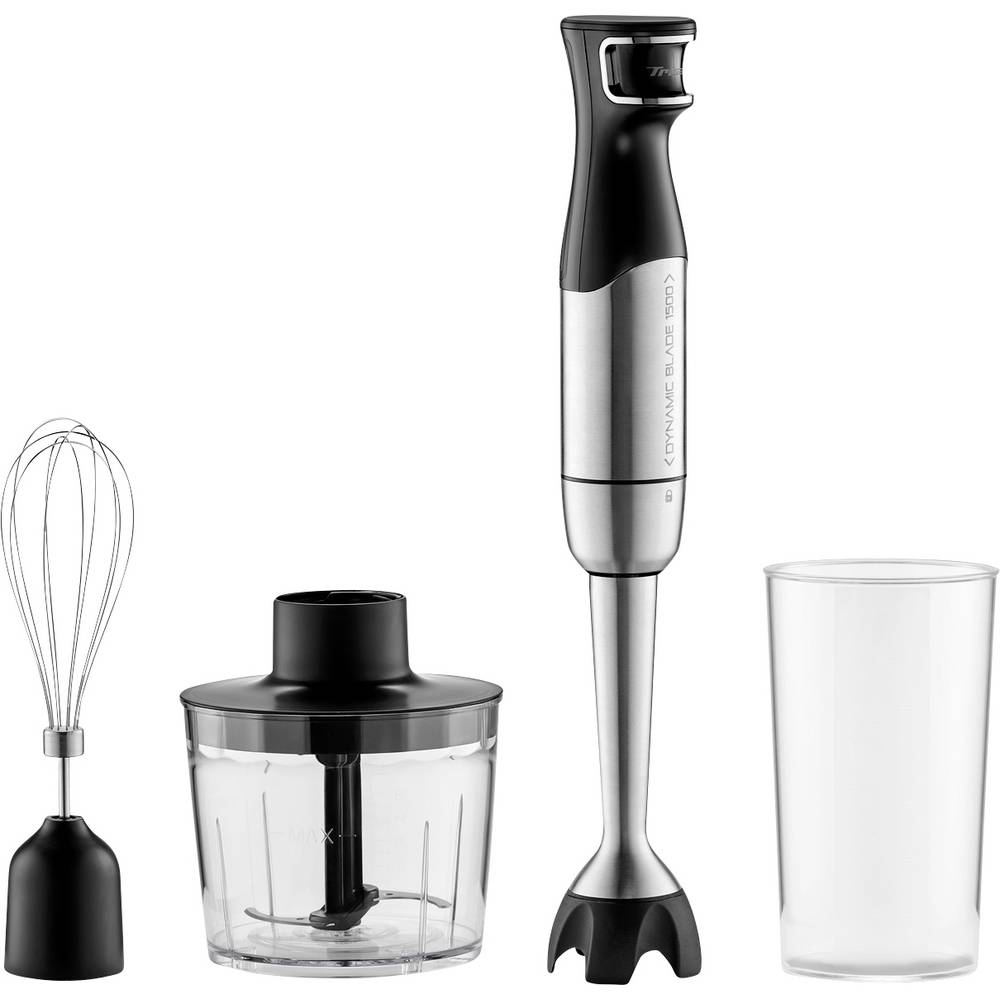 Trisa Dynamic Blade 1500 Staafmixer 1500 W Zwart, Zilver