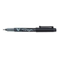 Flüssigtintenstift Pilot V-sign Schwarz 0,6 Mm (12 Stück)