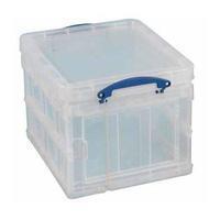 Reallyusefulboxes Really Useful Box 35 liter opvouwbaar, transparant