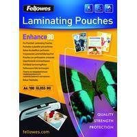Fellowes lamineerhoes Enhance80 voorgeponst ft 228 x 303 mm, 160 micron (2 x 80 micron), pak van 100 stuk