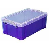 Reallyusefulboxes Really Useful Box 3 liter, transparant paars