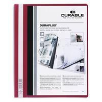 Durable Hechtmap Duraplus A4 extra breed 1-100 vel. rood