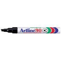 Artline Viltstift  90 schuin zwart 2-5mm