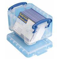 Reallyusefulboxes Really Useful Box visitekaarthouder 0,3 liter, transparant