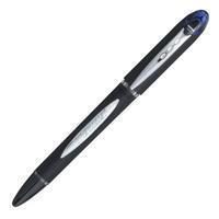 Uni-ball roller Jetstream blauw, schrijfbreedte 0,45 mm, medium schrift, schrijfpunt 1 mm, zwarte rubb...