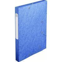 Exacompta Elastobox Cartobox rug van 2,5 cm, blauw, 5/10e kwaliteit