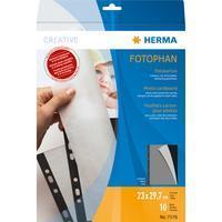 HERMA Photo cardboard 230x297 mm black 10 sheets (7576)