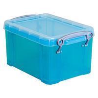 Reallyusefulboxes Really Useful Box 1,6 liter, transparant helblauw