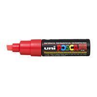 Uni-Ball Paint Marker op waterbasis Posca PC-8K fluo rood