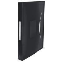 ESSELTE Fächermappe Vivida 624017 A4 mit 6 Fächern 5-teilig blanko Kunststoff schwarz