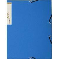 exacompta Elastomap Forever 2-kleurig karton A4. 380 g/m². koningsblauw/donkerblauw (pak 25 stuks)
