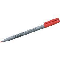 Lumocolor OHP-Stift S wasserlös. nachfb. rot 0,4mm 10 St