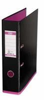 Elba ordner MyColour ft A4, rug van 8 cm, zwart/roze