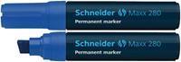 Schneider Permanentmarker Maxx 280 blau 4-12mm Keilspitze