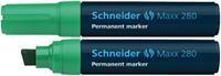 Schneider Permanentmarker Maxx 280 grün 4-12mm Keilspitze