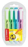 Stabilo Tekstmarker swing cool 1 - 4 mm. assorti (blister 4 stuks)