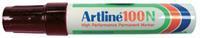 Artline Viltstift  100 schuin zwart 7.5-12mm