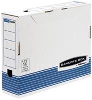 Fellowes R-Kive Archivboxen Bankers Box 10 Stück weiß/blau 8 x 32,7 x 26,5 cm
