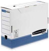 Fellowes Ablageboxen für DIN A4 blau-weiß 10,0 x 31,5 x 26,0 cm (BxTxH)