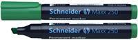 Schneider Permanentmarker Maxx 250 grün 2-7mm Keilspitze