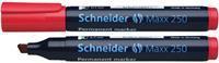 Schneider Permanentmarker Maxx 250 rot 2-7mm Keilspitze
