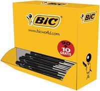 BIC Balpen M10 Value Pack Medium. zwart (doos 100 stuks)