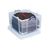 reallyusebox Really Useful Box Aufbewahrungsbox 145 Liter, transparent
