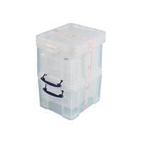 Reallyusefulbox Really Useful Box 35 liter, transparant, pak van 3 dozen