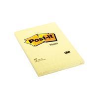 Post-it Notes, ft 102 x 152 mm, geel, blok van 100 vel
