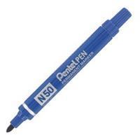 Pentel Viltstift  N50 rond blauw 1.5-3mm