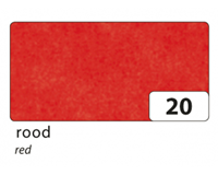 Zijdevloeipapier Folia 50x70cm 20g nr23 rood set à 5vel