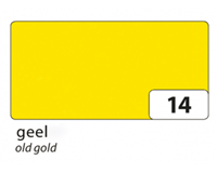 Zijdevloeipapier Folia 50x70cm 20g nr14 geel set à 5vel